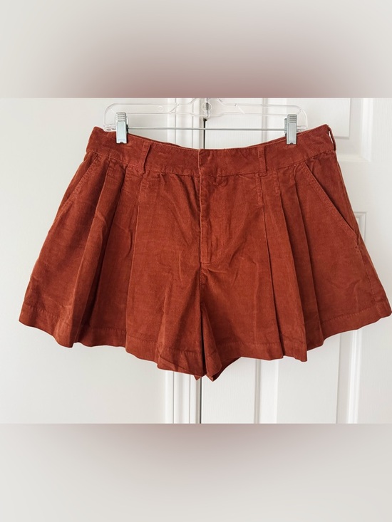 Anthropologie Pilcro Corduroy Pleated Skirty Shorts, Size 30 - Picture 6 of 14